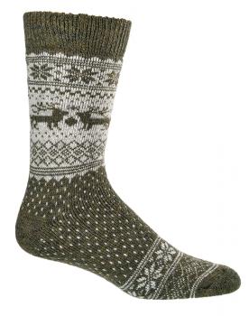 Preview: 2 Paar TippTexx 24 Norweger Trend-Socken mit Merino- und Alpakawolle